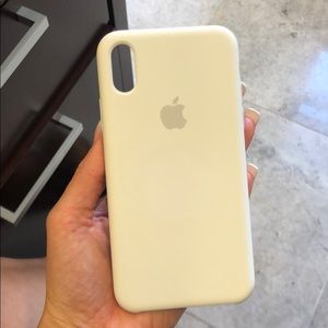 iPhone X / XS SILICONE CASE - White (Apple)